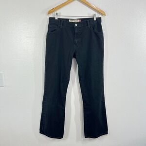 Vtg. 90's Levi's 550 Women Relaxed Bootcut Jeans Faded Black Denim Size 12 M‎